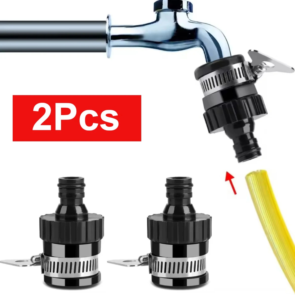 Smart Garden Hose - 2 ชิ้นทนทาน Universal ก๊อกน้ําอะแดปเตอร์พลาสติกท่อ Quick Connect
