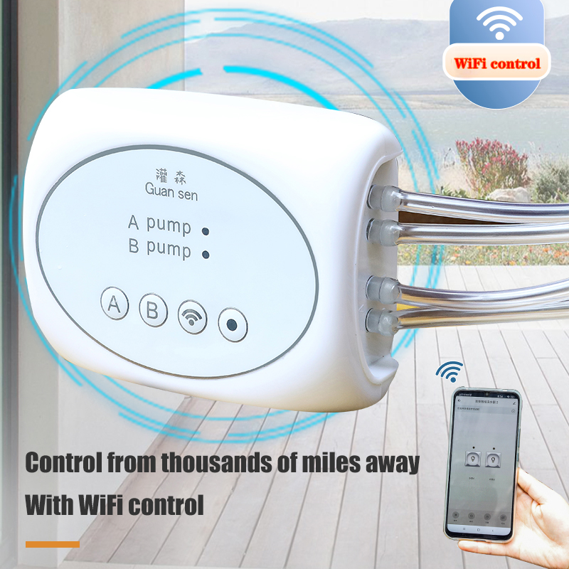 Smart Garden Monitor - WiFi สมาร์ทสวนชลประทาน Controller โรงงานอัตโนมัติหยดระบบชลประทานชุดโทรศัพท์มือถือควบคุมรดน้ําจับเวลาอุปกรณ์