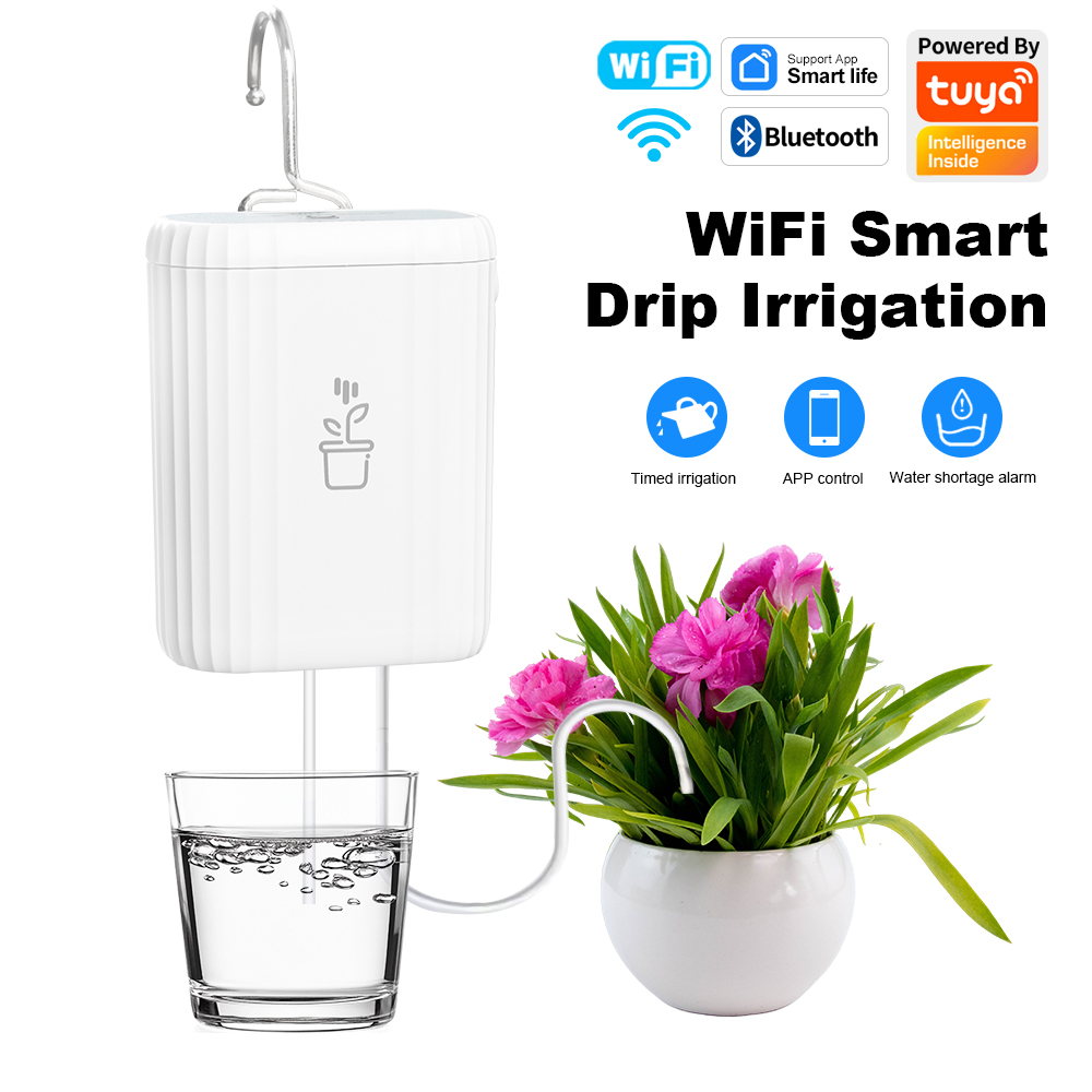 Smart Garden Sprinkler - ระบบให้น้ำหยดอัตโนมัติแบบสมาร์ท WiFi สำหรับสวน ต้นไม้ ดอกไม้ พร้อมหัวฉีดน้ำ