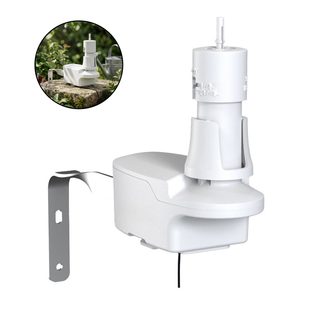 Smart Garden Home - ตัวตั้งเวลาการรดน้ำแบบมีสายพร้อมเซ็นเซอร์วัดปริมาณน้ำฝนอัจฉริยะสำหรับบ้านและสวน อุปกรณ์เชื่อมต่อเครือข่ายสำหรับสนามหญ้า สวน และฟาร์มเพื่อประหยัดน้ำ