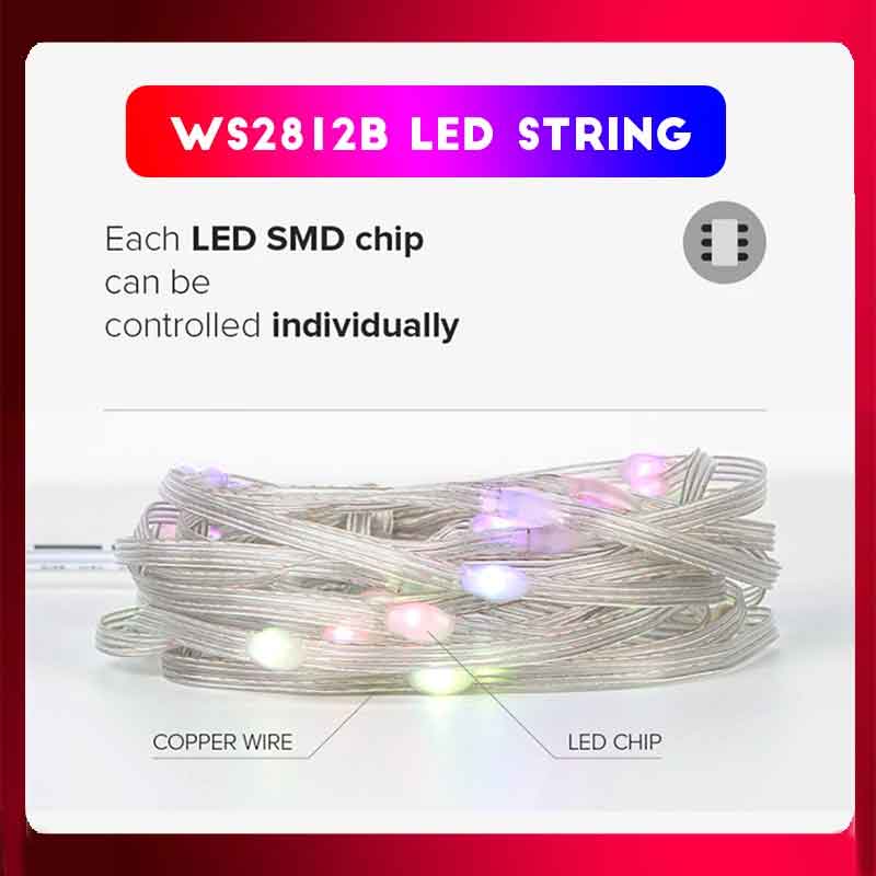 Smart Garden Festoon Lights - ไฟ LED ประดับตกแต่ง ไฟคริสต์มาส ไฟอัจฉริยะ บลูทูธ
