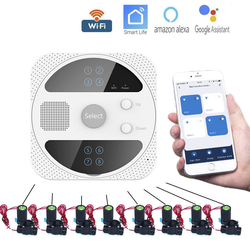 Smart Garden Keeper - WIFI สมาร์ทรดน้ำ Timer การ์เด้นชลประทาน Controller วาล์วน้ำชลประทาน