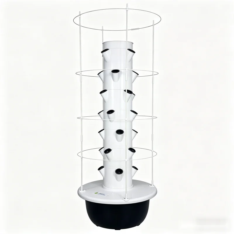 Smart Garden Home - หอปลูกผักแนวตั้ง 5 ชั้นแบบไฮโดรโปนิกส์ ยี่ห้อ Spacetree พร้อมโครงปลูกแบบ