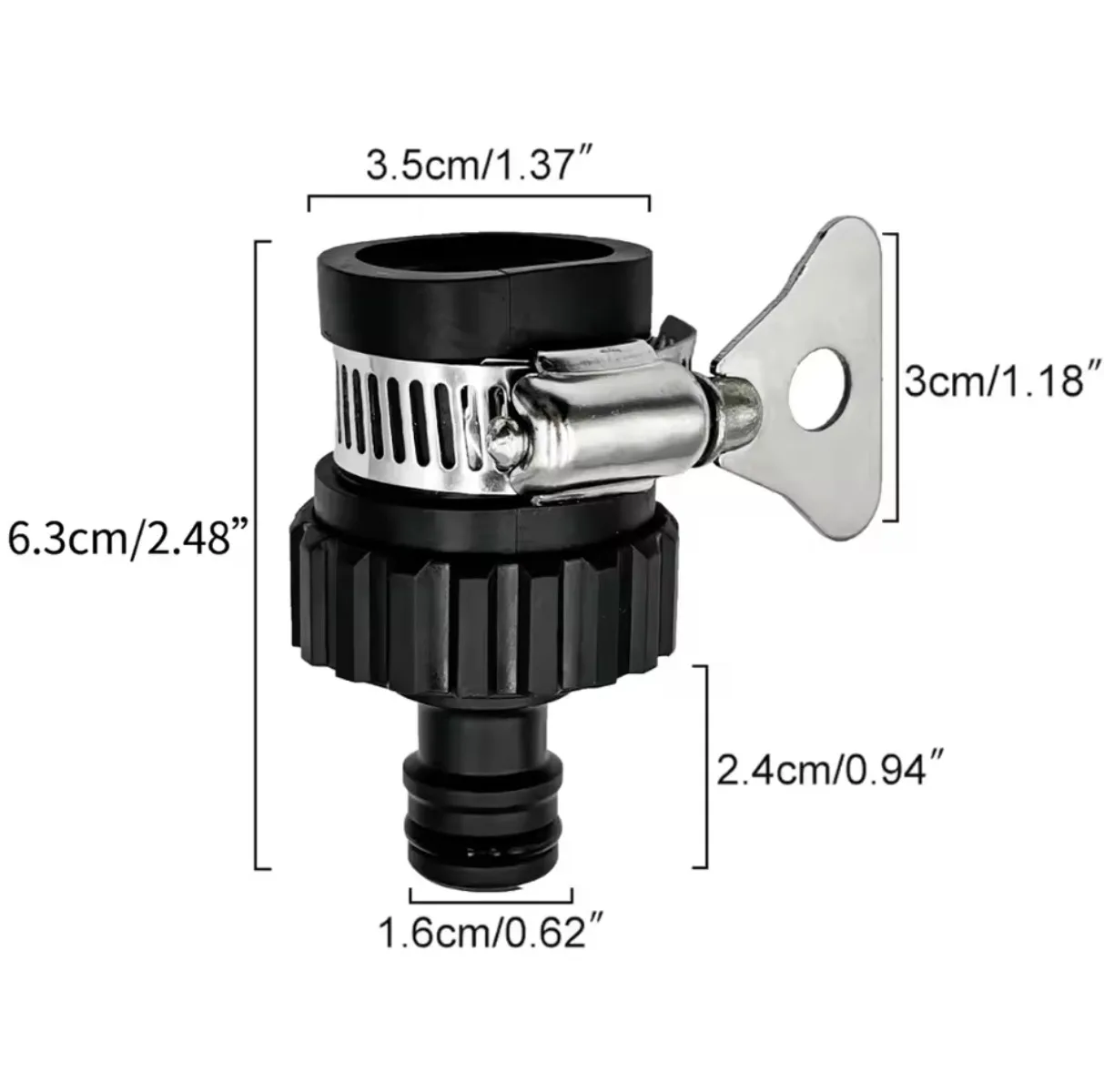 2 ชิ้นทนทาน Universal ก๊อกน้ํา - Smart Garden Hose บทวิจารณ์และราคา