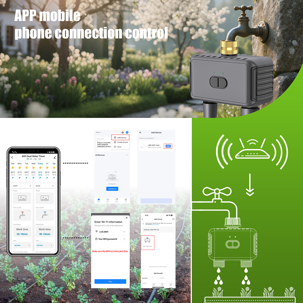 Tuya WiFi Water Timer สมาร์ท 2 - Smart Garden Keeper บทวิจารณ์และราคา