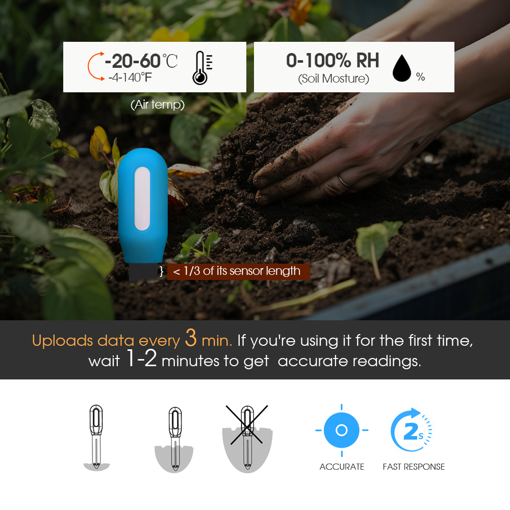 เซ็นเซอร์ดินอัจฉริยะ Zigbee สำ - Smart Garden Monitor บทวิจารณ์และราคา
