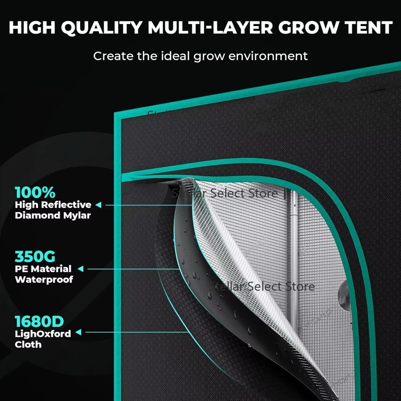 ชุดเรือนกระจกในร่มขนาดใหญ่ ครบ - Grow Tent Complete Kit บทวิจารณ์และราคา
