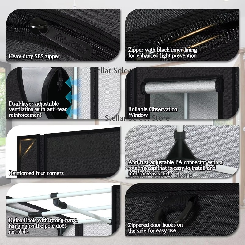 ชุดเรือนกระจกในร่มขนาดใหญ่ ครบ - Grow Tent Complete Kit บทวิจารณ์และราคา