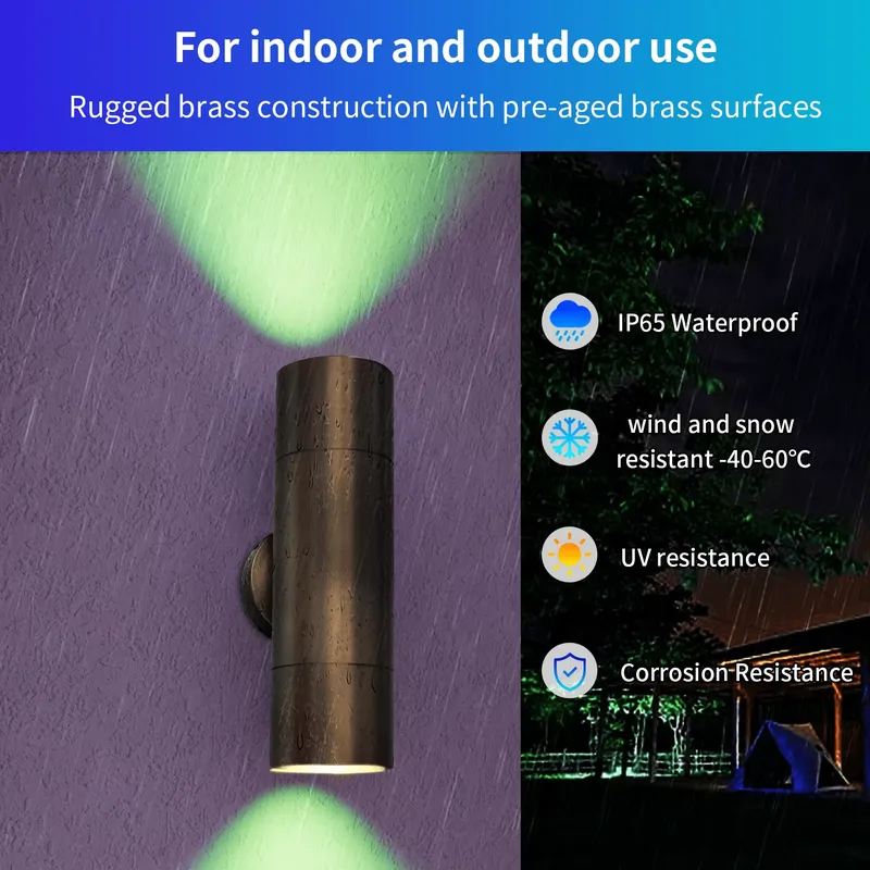 โคมไฟติดผนัง LED สำหรับภายนอกอ - Smart Garden บทวิจารณ์และราคา