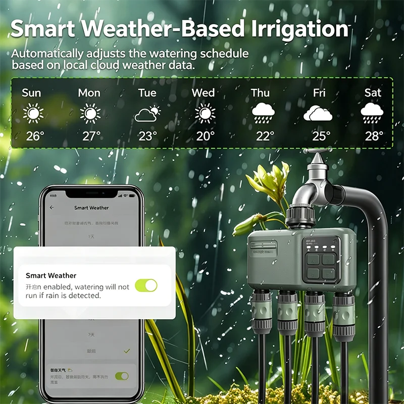 ระบบรดน้ำต้นไม้อัตโนมัติพร้อมต - Smart Garden Keeper บทวิจารณ์และราคา