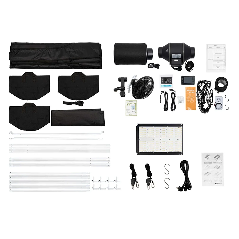 ระบบปลูกพืชไฮโดรโปนิกส์ BAVAGR - Grow Tent Complete Kit บทวิจารณ์และราคา