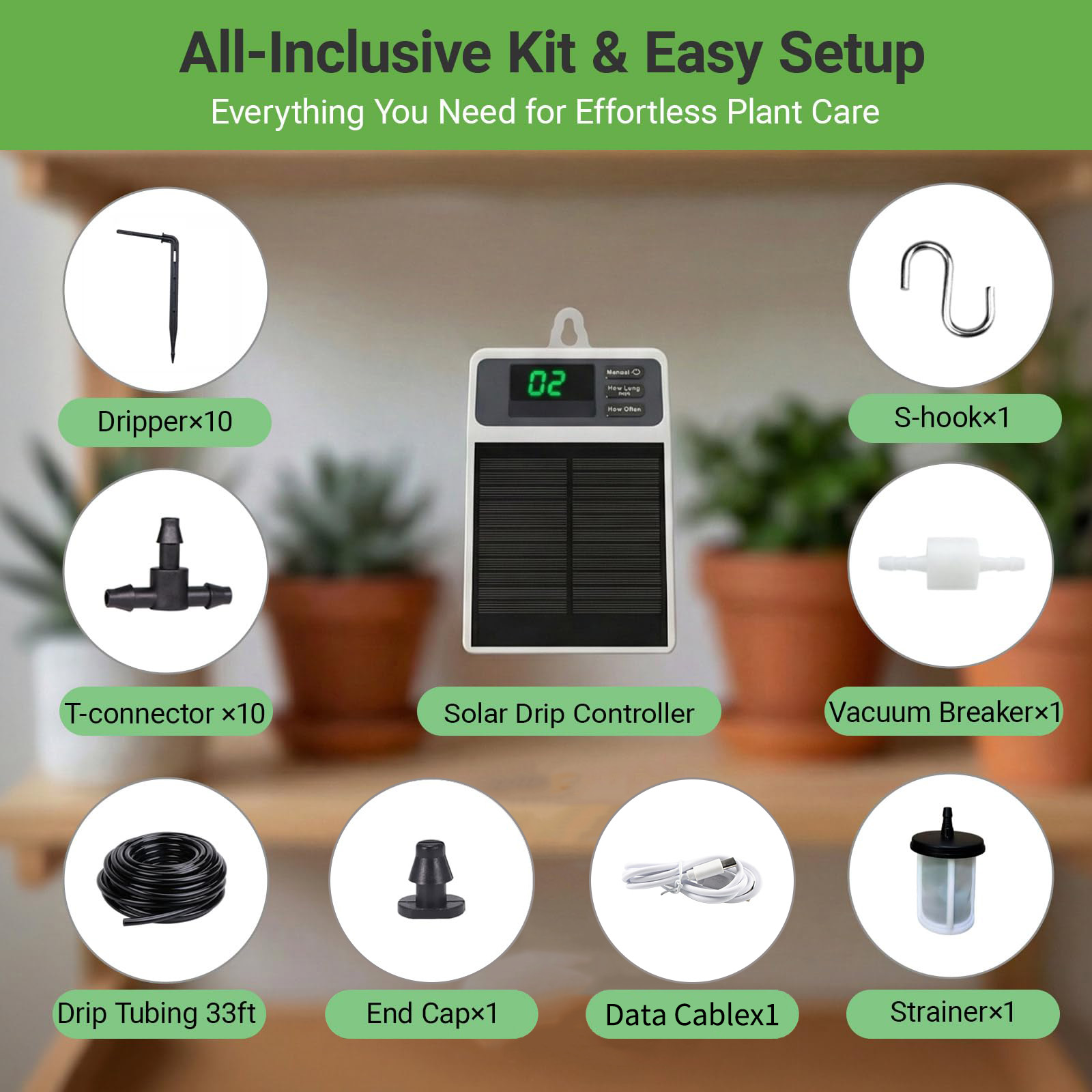 ระบบให้น้ำหยดด้วยพลังงานแสงอาท - Smart Garden Monitor บทวิจารณ์และราคา