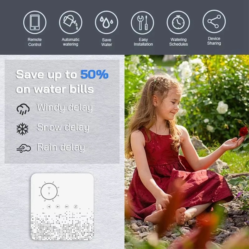 ตัวควบคุมสปริงเกอร์อัจฉริยะ Tu - Smart Garden Home บทวิจารณ์และราคา