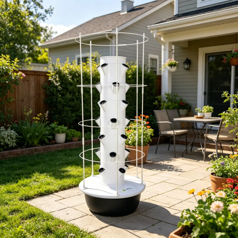 หอปลูกผักแนวตั้ง 5 ชั้นแบบไฮโด - Smart Garden Home บทวิจารณ์และราคา