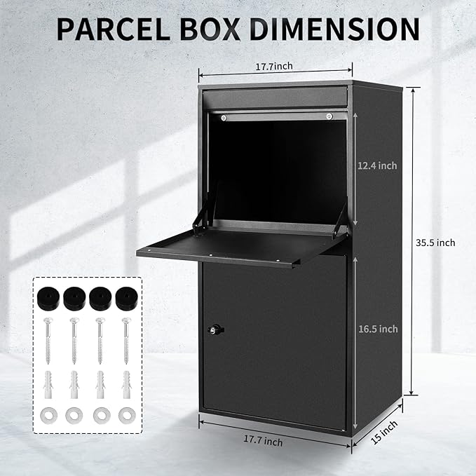 ตู้รับจดหมายเหล็กขนาดใหญ่แบบสม - Smart Garden Box บทวิจารณ์และราคา