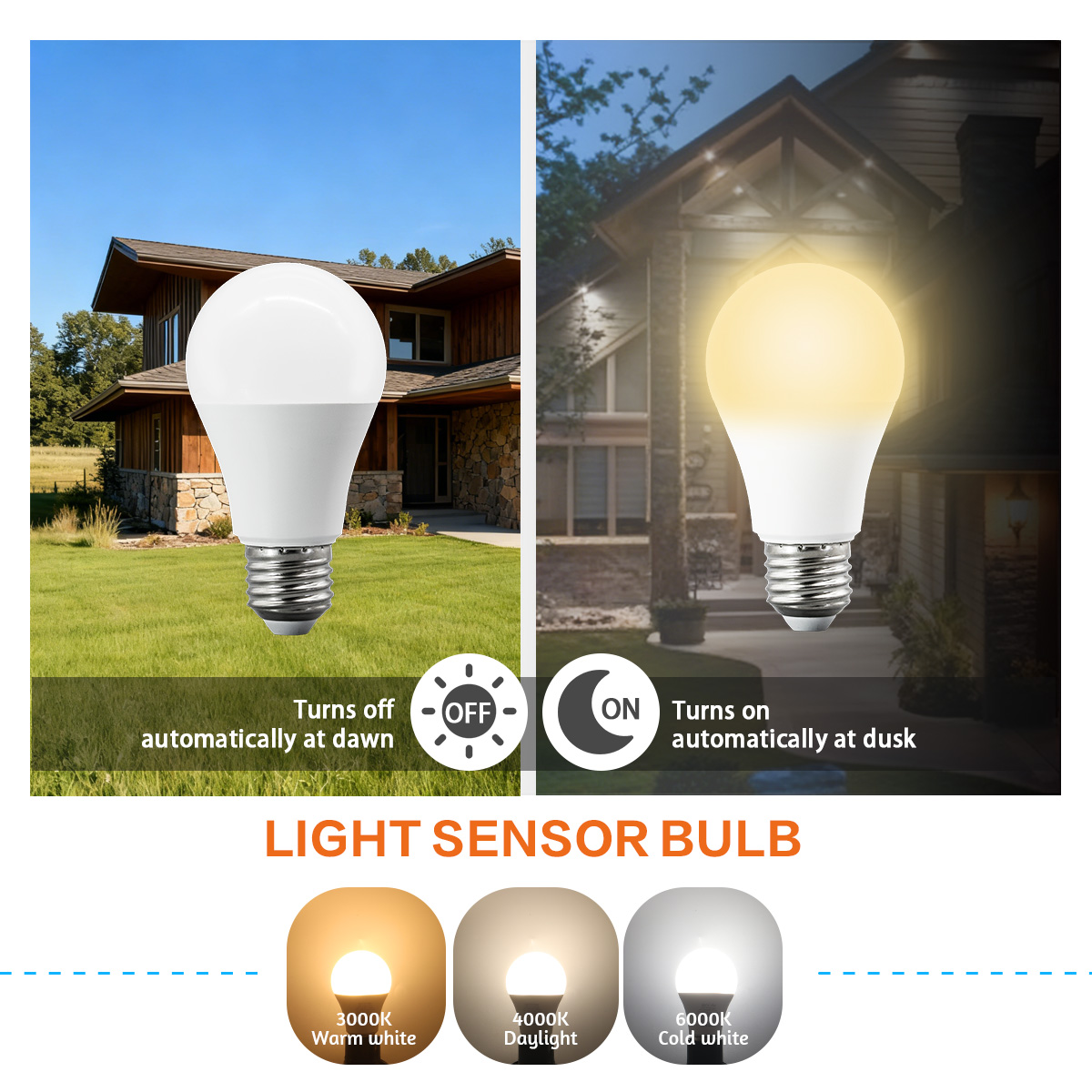 หลอดไฟ LED อัตโนมัติเปิด-ปิด 1 - Smart Garden Led Lights บทวิจารณ์และราคา