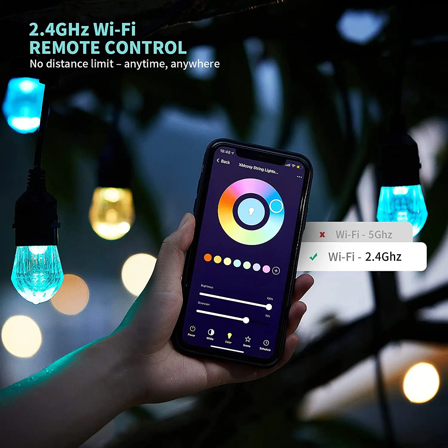 10M 20M 30M LED String ไฟเกรดพ - Smart Garden Festoon Lights บทวิจารณ์และราคา